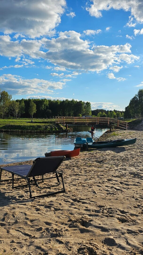 Prywatny staw Osady